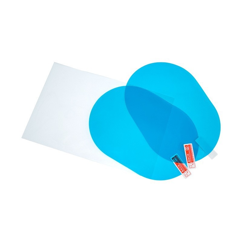 Покритие за автомобилно задно огледало против дъжд и мъгла, PET материал, кръгла форма, за монтаж в чифт, водоотблъскващо и против запотяване, с висока дефиниция, устойчиво на надраскване