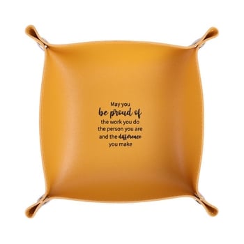 Сгъваема кожена тава със скрито закопчаване с тик-так в ъглите, кутия за съхранение на ключове за вход, удебелена PU кожа, устойчива на намачкване