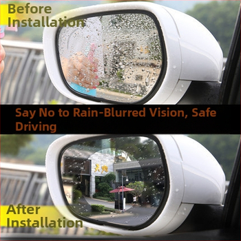 Kišni film za retrovizor automobila s refleksijom, vodootporan, anti-fog, anti-zamagivanje, nano bočno staklo, univerzalni 3R