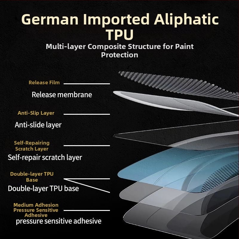 TPU zaštitni film za cijeli automobil s teksturom kože nosoroga za električna vozila