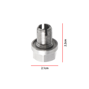 Комплект за ремонт на дренажна пробка на масления картер с O-образно уплътнение, самонарезни винтове от неръждаема стомана, модел OS-1002, универсално приложение