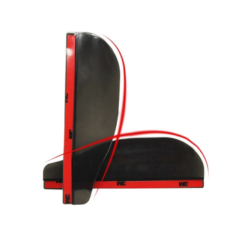 Дъждовен щит за огледало за обратно виждане – ABS пластмаса, здраво залепване, форма: дъждовна вежда, Regular Fit