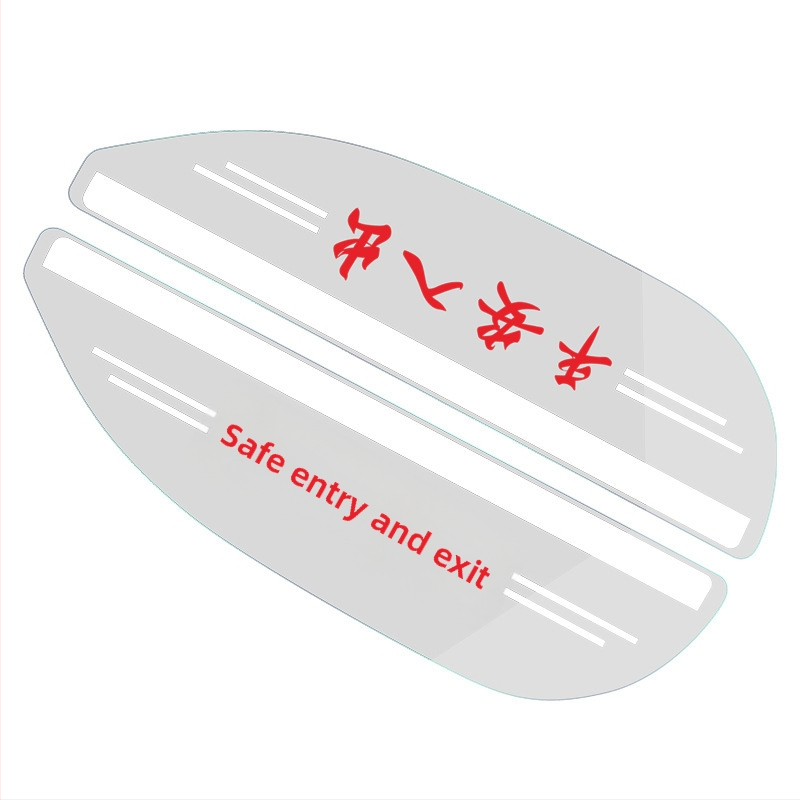 Priehľadný dažďový štít pre spätné zrkadlo auta — akryl, obojstranná páska, prispôsobiteľné, univerzálne