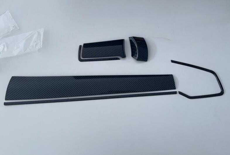 Dekorativni panel za izlaz zraka središnje konzole – izgled karbonskih vlakana, ABS, kompatibilan s Honda Civic 2016–2021, 10. generacija