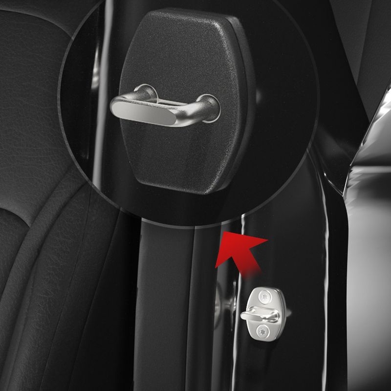 Jiayitian Autóajtó zár — rezgéscsillapító párna, korrózióálló védőfedél, belső dekoráció, módosítási kiegészítő