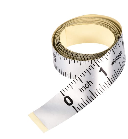 WINTAPE самозалепваща линейка, ширина 16 мм, диапазон измервания до 1500 мм, лепяща основа с наноматериал, опаковка 5000 бр./кутия