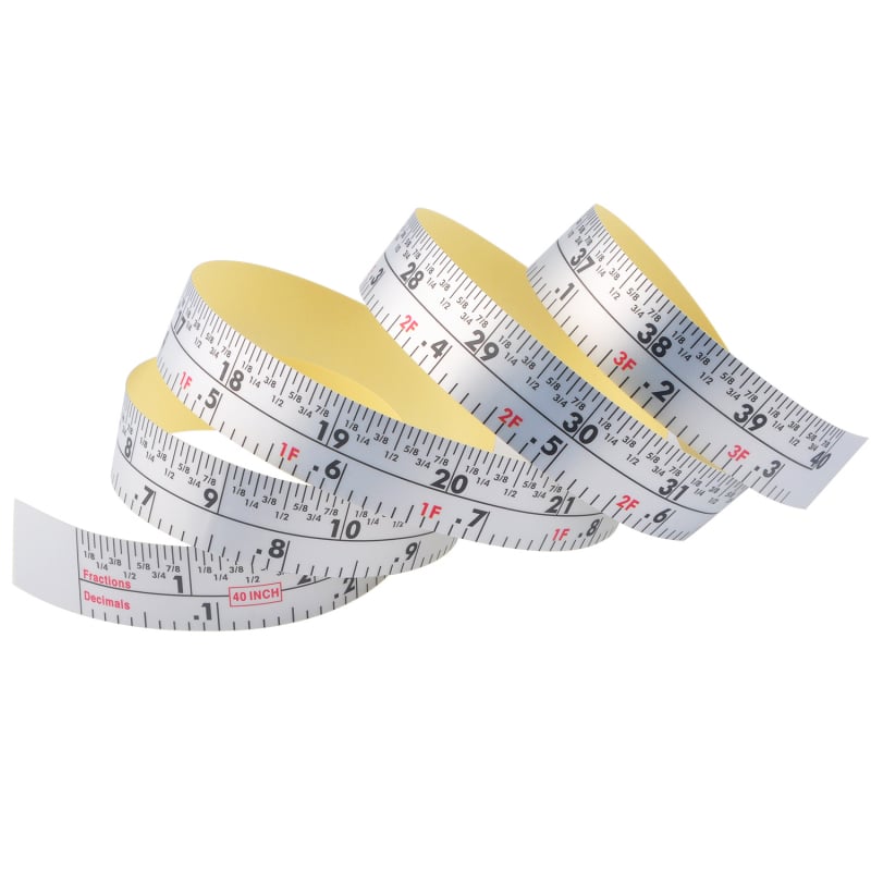 WINTAPE самозалепваща линейка, ширина 16 мм, диапазон измервания до 1500 мм, лепяща основа с наноматериал, опаковка 5000 бр./кутия