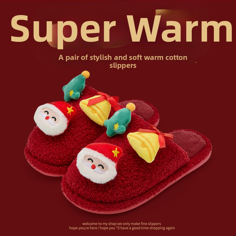 Domáce papuče s denimovým vrškom, PVC podrážkou, teplé, dizajn Toe Cap