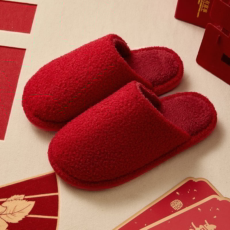 Papuče za kuću s denim gornjim dijelom, PVC đon, tople, Toe Cap dizajn