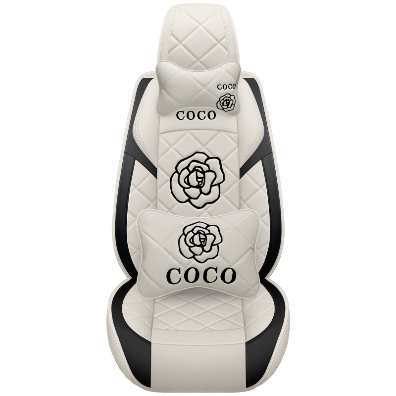 Κάλυμμα δερμάτινου καθίσματος αυτοκινήτου — πλήρης κάλυψη, καθολικό για τέσσερις εποχές, επένδυση από σφουγγάρι, μάρκα Sheng Hu