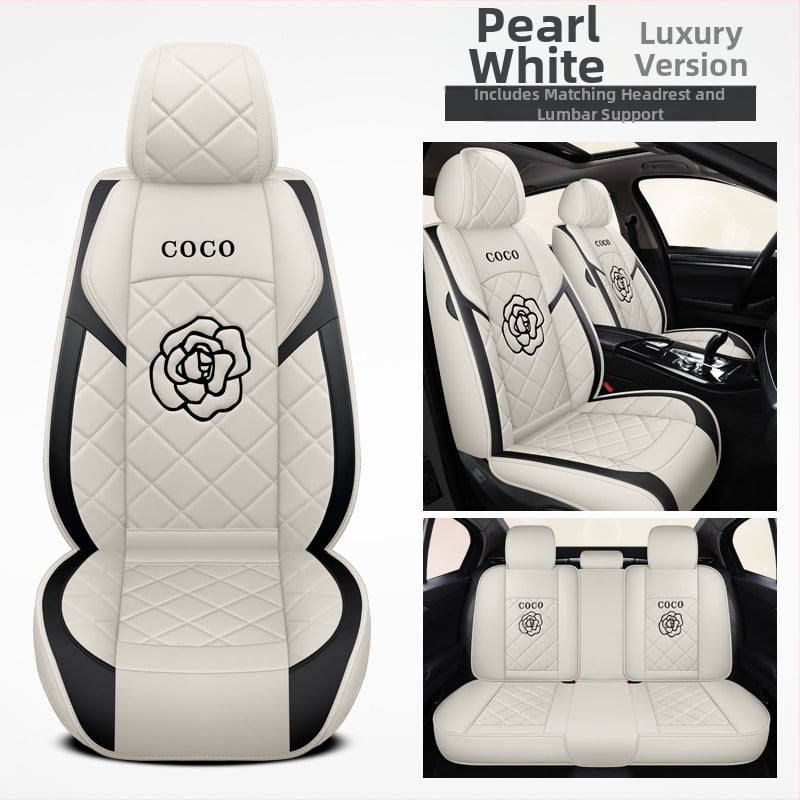 Κάλυμμα δερμάτινου καθίσματος αυτοκινήτου — πλήρης κάλυψη, καθολικό για τέσσερις εποχές, επένδυση από σφουγγάρι, μάρκα Sheng Hu