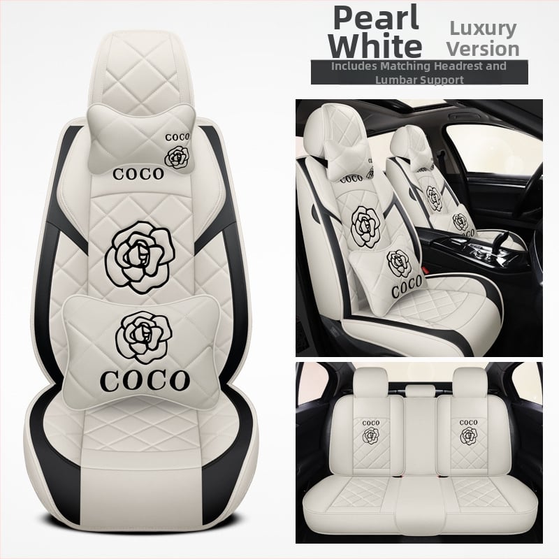 Κάλυμμα δερμάτινου καθίσματος αυτοκινήτου — πλήρης κάλυψη, καθολικό για τέσσερις εποχές, επένδυση από σφουγγάρι, μάρκα Sheng Hu