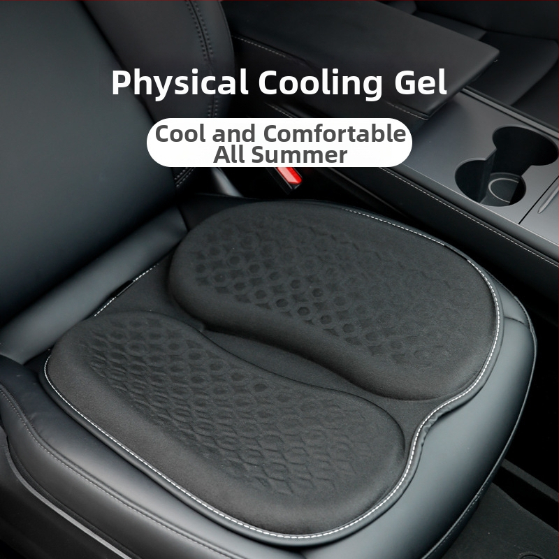 Podsedák do auta, univerzálny pre všetky ročné obdobia, vodičov jednosedový podsedák, poťah na sedadlo, gélový materiál, výplň bavlna, priedušný