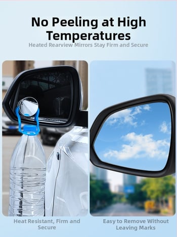 Set od 2 okrugla retrovizora, 360° rotacija, protiv magle, uključuje anti-magle sredstvo