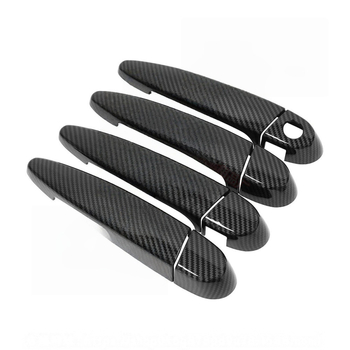 Naljepnice za poklop ručke vrata BMW X1/X3/X4 – karbonski uzorak, ABS materijal, kompatibilno s 12 modela BMW X1/X3/X4