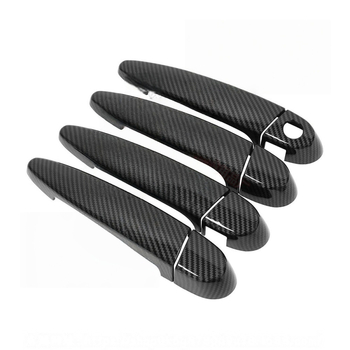 Naljepnice za poklop ručke vrata BMW X1/X3/X4 – karbonski uzorak, ABS materijal, kompatibilno s 12 modela BMW X1/X3/X4