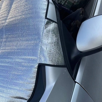 Auto snježni štit s aluminijskom folijom, ugradnja karticom, opći modeli, prednji dio