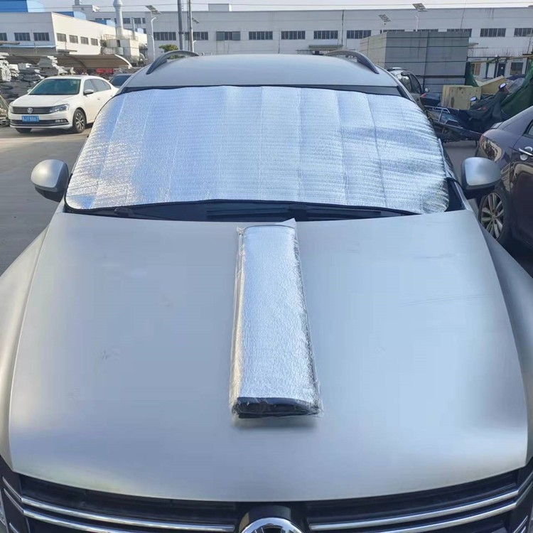 Auto snježni štit s aluminijskom folijom, ugradnja karticom, opći modeli, prednji dio