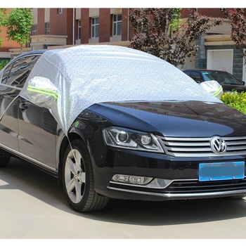 Polovična zaštita automobila od aluminijske legure – zaštita od sunca i snijega, univerzalni prednji dio, montaža ljepilom