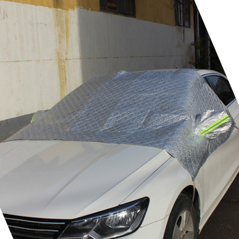 Polovična zaštita automobila od aluminijske legure – zaštita od sunca i snijega, univerzalni prednji dio, montaža ljepilom