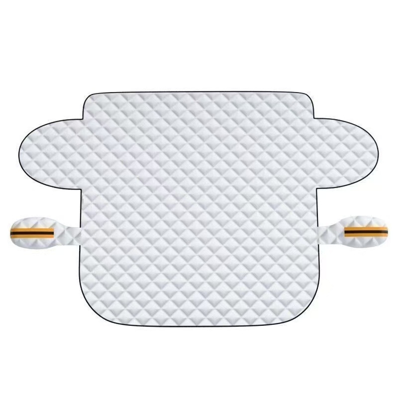 Покривало за предното стъкло на автомобила, алуминиево фолио, монтаж с щипки, универсално, слънцезащита и топлоизолация при снеговалеж