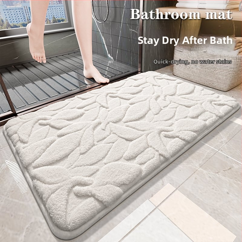 Protuklizni podni mat, tkanina od poliesterskih vlakana, kvadratnog oblika, jednobojni uzorak, ručno pranje, pogodno za dnevni boravak, spavaću sobu, radnu sobu i ulaz