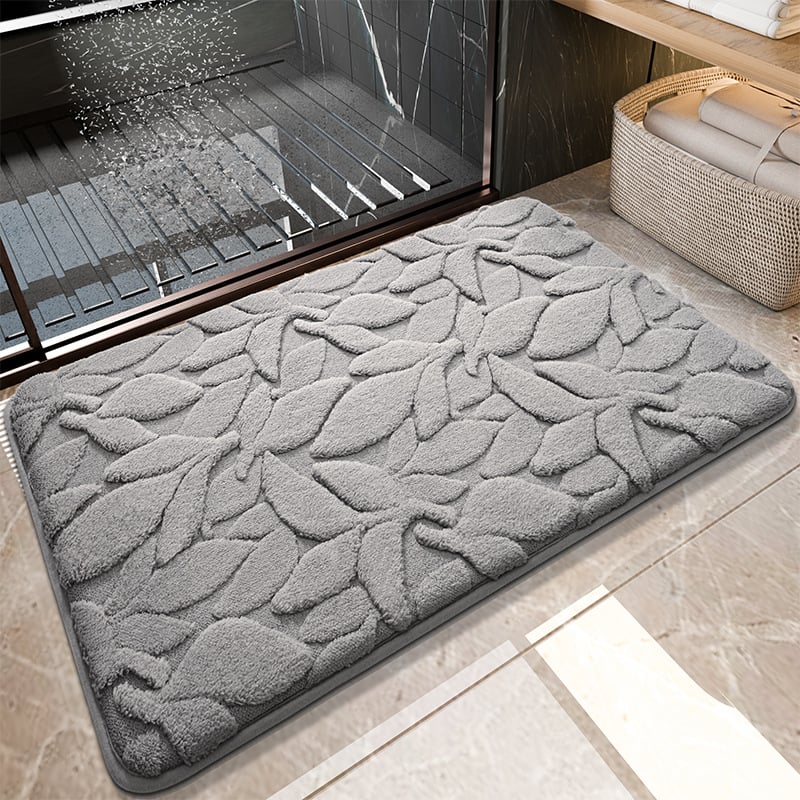 Protuklizni podni mat, tkanina od poliesterskih vlakana, kvadratnog oblika, jednobojni uzorak, ručno pranje, pogodno za dnevni boravak, spavaću sobu, radnu sobu i ulaz