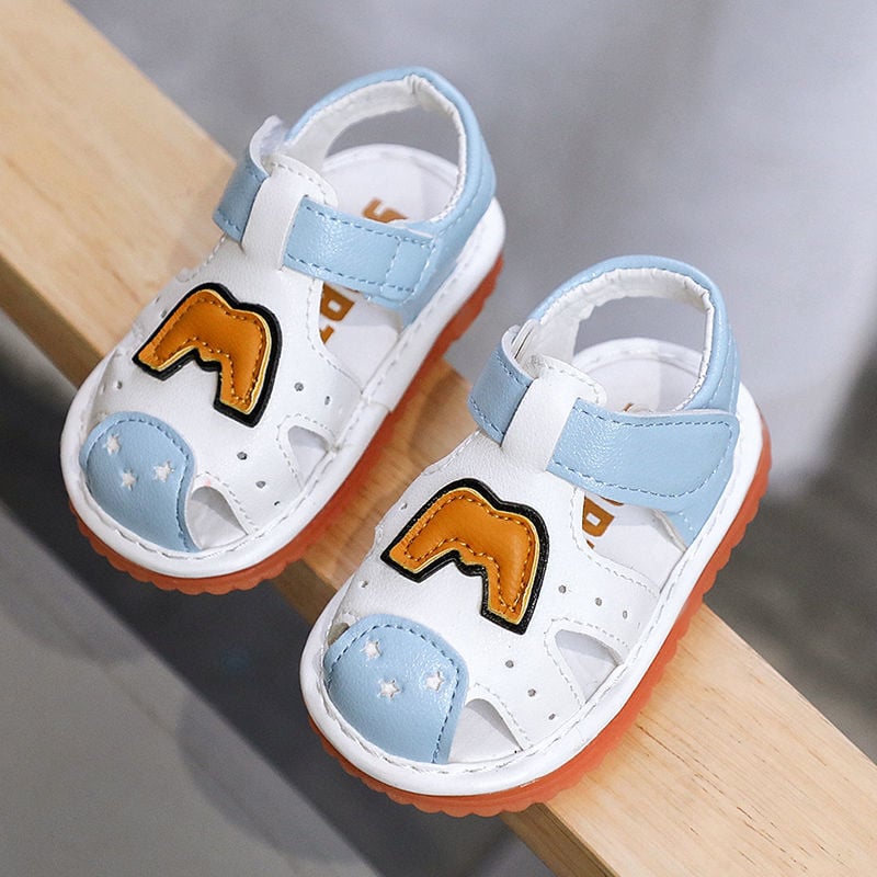 Παιδικά Καλοκαιρινά Παπούτσια Νηπίων – Καρτούν Μοτίβο, Συνθετικό Δέρμα Επάνω, Μαλακή Σόλα, Ηλικία 12–36 Μηνών