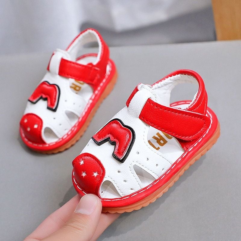 Παιδικά Καλοκαιρινά Παπούτσια Νηπίων – Καρτούν Μοτίβο, Συνθετικό Δέρμα Επάνω, Μαλακή Σόλα, Ηλικία 12–36 Μηνών