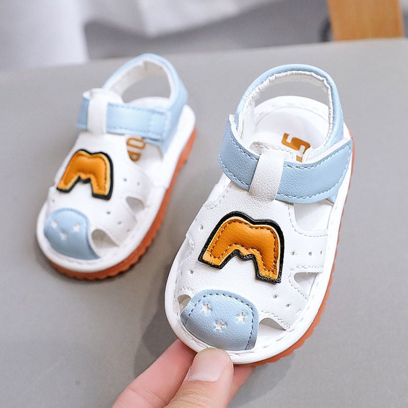 Παιδικά Καλοκαιρινά Παπούτσια Νηπίων – Καρτούν Μοτίβο, Συνθετικό Δέρμα Επάνω, Μαλακή Σόλα, Ηλικία 12–36 Μηνών