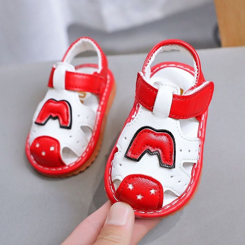 Παιδικά Καλοκαιρινά Παπούτσια Νηπίων – Καρτούν Μοτίβο, Συνθετικό Δέρμα Επάνω, Μαλακή Σόλα, Ηλικία 12–36 Μηνών