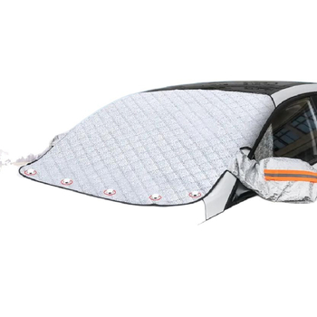 Покривало за предното стъкло на автомобил против сняг, алуминиева фолио, универсално, вграден монтаж, защита от слънце и замръзване