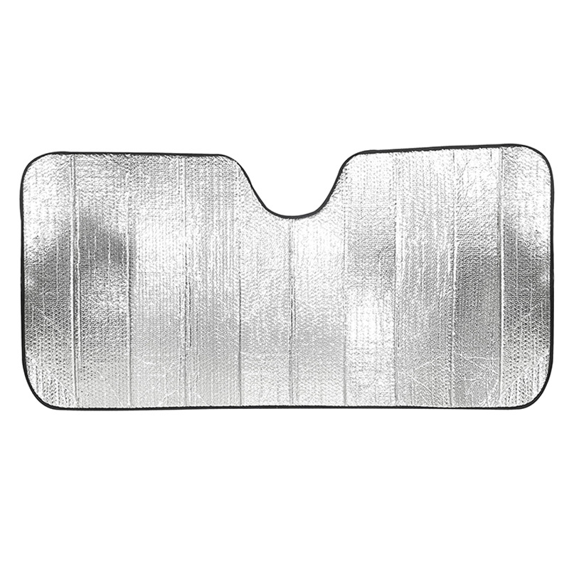 Prednja sjenila za automobil - aluminijska folija za toplinsku izolaciju, sklopiva, univerzalna kompatibilnost, mogućnost tiskanja logotipa