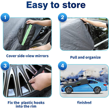 Κάλυμμα παρμπρίζ αυτοκινήτου για χιόνι και πάγο — χειμερινή προστασία, Υλικό: αλουμινίου μορφοποιημένο συμπαγές μη υφαντό ύφασμα, Συμβατότητα: συμβουλευτείτε την εξυπηρέτηση πελατών