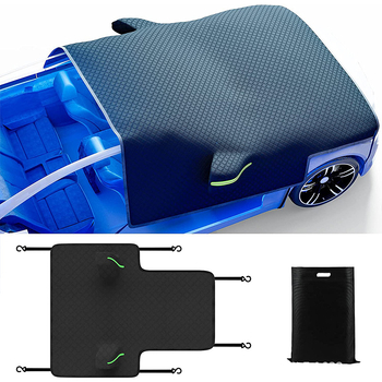 Κάλυμμα παρμπρίζ αυτοκινήτου για χιόνι και πάγο — χειμερινή προστασία, Υλικό: αλουμινίου μορφοποιημένο συμπαγές μη υφαντό ύφασμα, Συμβατότητα: συμβουλευτείτε την εξυπηρέτηση πελατών