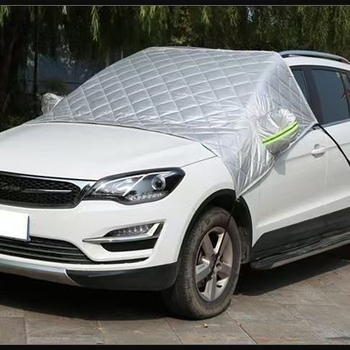 Univerzalni štitnik za prednje staklo automobila, debela aluminijska folija, ugradnja s izvučnom kukom