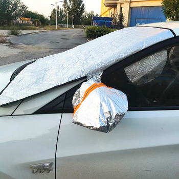 Κάλυμμα χιονιού αυτοκινήτου Xinyue, αλουμινένιο φιλμ, προσαρμόσιμο, για αυτοκίνητα, SUV και φορτηγά