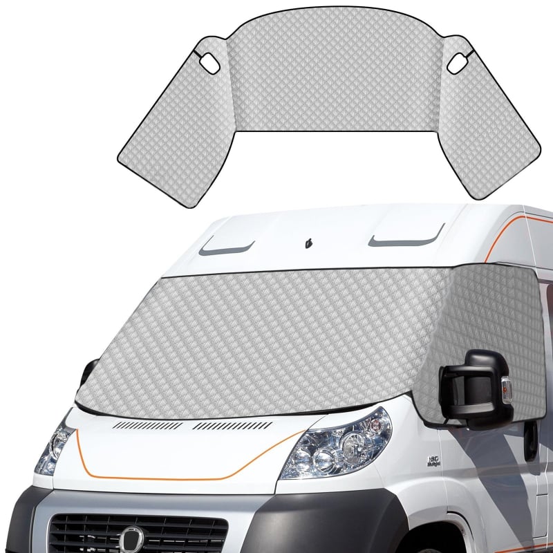 Euro RV Fiat Ducato navlaka za vjetrobran – zaštita od snijega, debeli pamukasti sjenilac, izolacija za kamp-kuću