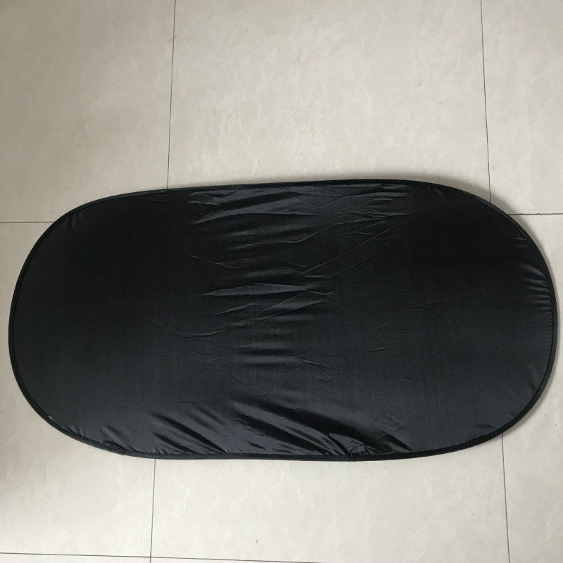 Auto suncobran za stražnje staklo – Srebrena traka, teleskopska instalacija, 140 g, Opći model, Mogućnost ispisa logotipa
