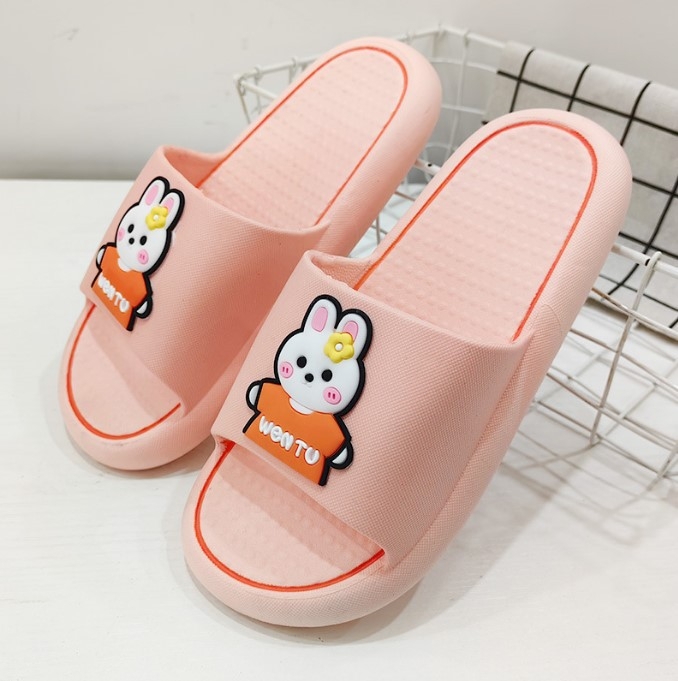 Wentu unisex kućne papuče - PVC gornji dio, PVC potplat, injekcijski oblikovan potplat, ravan potplat, za kućnu uporabu