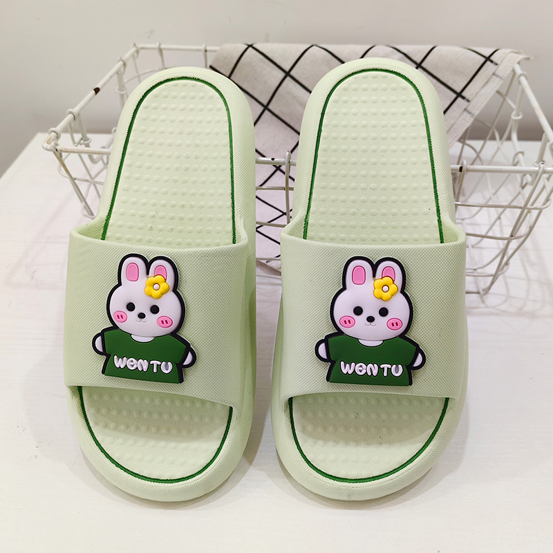Wentu unisex kućne papuče - PVC gornji dio, PVC potplat, injekcijski oblikovan potplat, ravan potplat, za kućnu uporabu