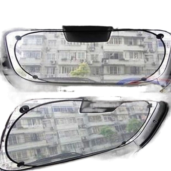 Auto sjenilo za stražnje prozore od najlona mreže, montaža pomoću vaku čašica, ispis logotipa, univerzalno za prozore