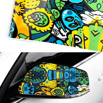 Lambert naljepnica za karoseriju – self-adhesive graffiti dekor za kapu motora i retrovizore, za automobile i motocikle