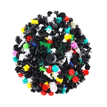 Autónylonból készült rögzítő készlet – univerzális alkalmazás; bővítőcsavarok, klipszek a sárvédő belső burkolatához, klipszek a műszerfalhoz és a lökhárítóhoz (Anyag: műanyag/nylon; Univerzális; Csomagolási opciók: 50/100/200/500/1000 db; Márka: Bei ling)