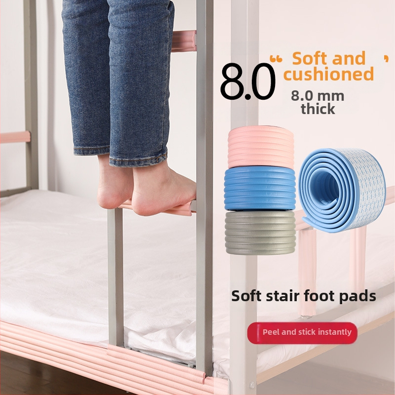 Podlahové rohože s protišmykovými pásikmi pre poschodovú postel — TPES materiál, digitálna tlač, minimalistický štýl do detskej izby