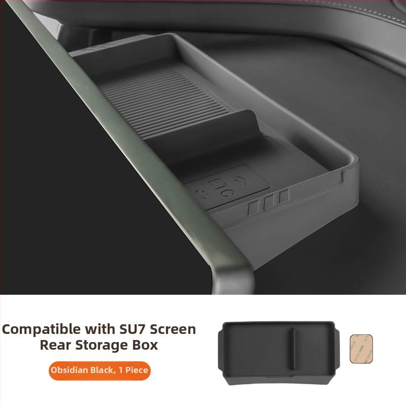 ETC držač za Xiaomi Su7 središnji zaslon, stražnja kutija za pohranu – silikon, vodootporan, univerzalni