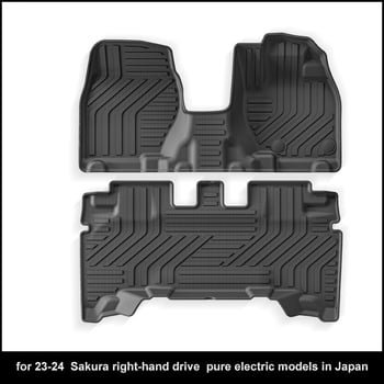 Auto prostirke za pod Nissan Sakura 23-24, ekološki TPE, prilagodljive, model-specifične