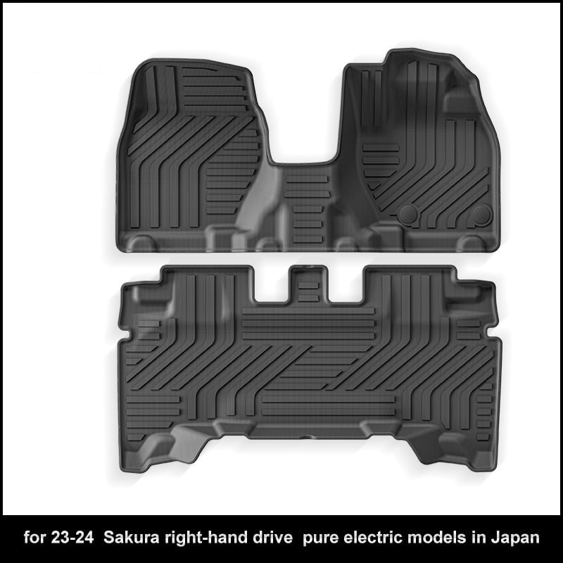 Auto prostirke za pod Nissan Sakura 23-24, ekološki TPE, prilagodljive, model-specifične
