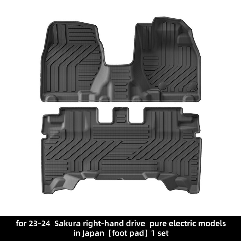 Auto prostirke za pod Nissan Sakura 23-24, ekološki TPE, prilagodljive, model-specifične