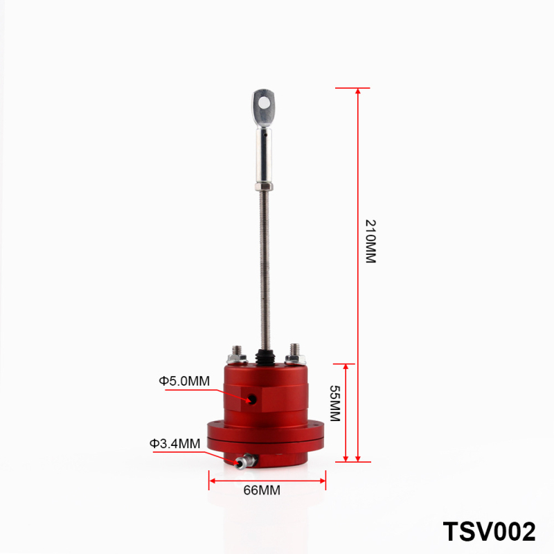 Solenoidni ventil za turbopunjač, universalna namjena, model TSV002, aluminijska legura, branda RYANSTAR RACING